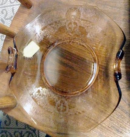 Etch 61 Amber by Central Glass Works