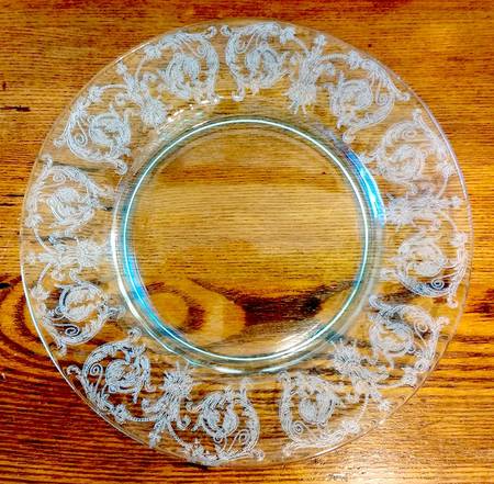 Balda (Clear Blue, Stem #24) Salad Plate