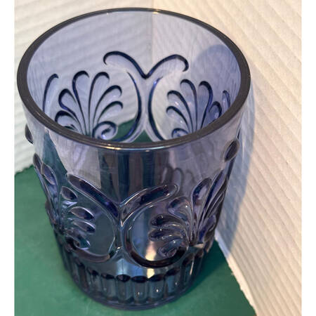 Madison Acrylic Drinkware Blue Double Old Fashioned