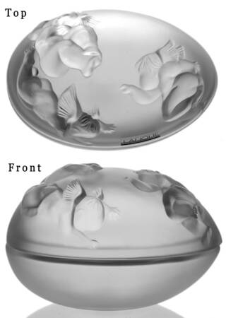 Angelots Boite by Lalique