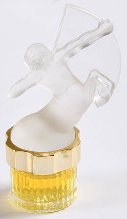 Mascotte Flacons (Mascot Cologne Bottles) Miniature Cologne Bottle & Sculpted Stopper