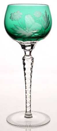 C7Z1 Green Water Goblet