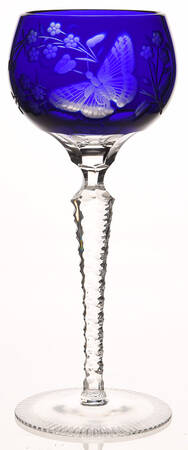 C7Z1 Cobalt Blue Water Goblet