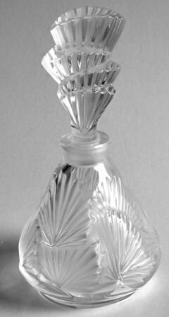 Crystal Lalique Perfume Bottles Palmettes Perfume Bottle & Stopper