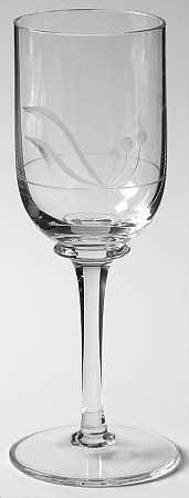 Bistro Clear (Flower and Band) Cordial Glass
