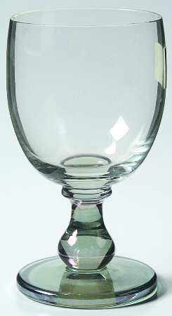 Hanna Green (Clear Bowl, Green Stem) Wine Glass