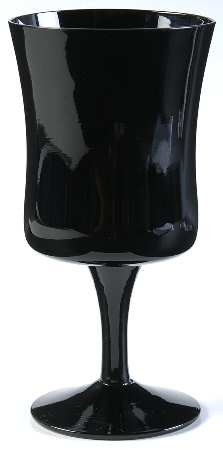 Arabesque Black Juice/Wine Glass