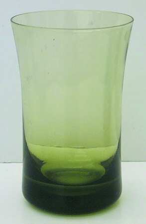 Arabesque Moss Green Flat Tumbler