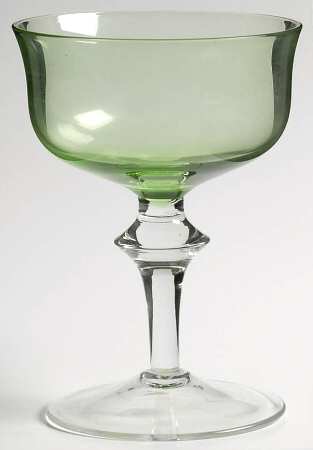 Aurora Winterberry Green Champagne/Tall Sherbet