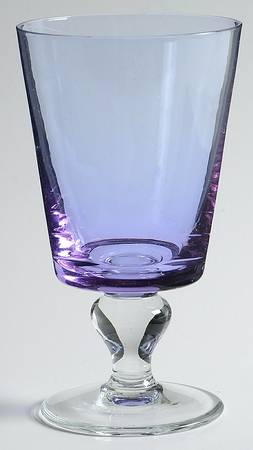 Royal Ice Blue Water Goblet
