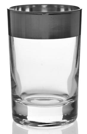 Silver Band 4 Oz Flat Tumbler