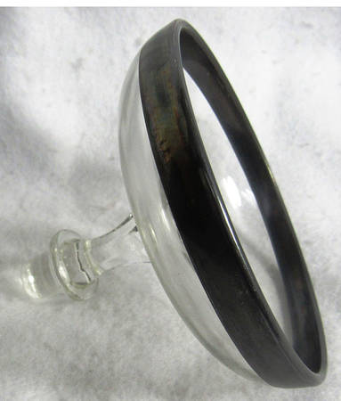 Silver Band Chip Peg Bowl