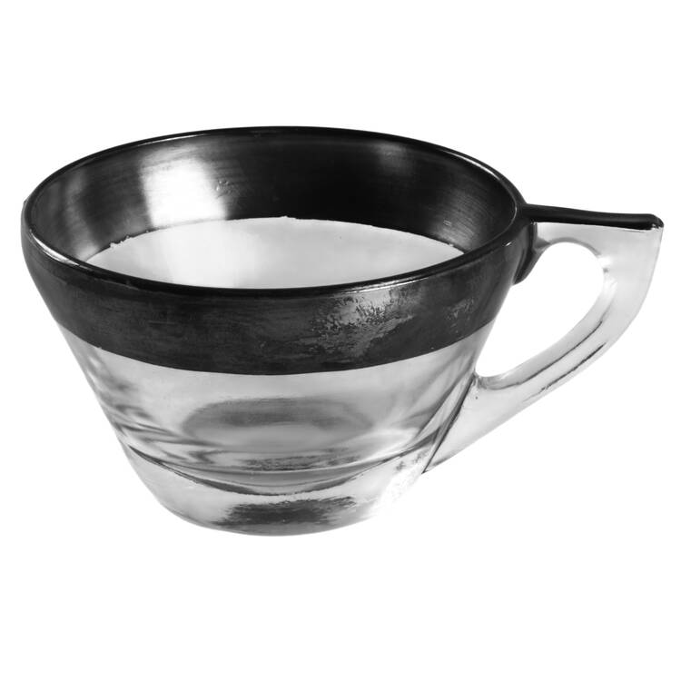 Silver Band Snack Cup for Snack Plate