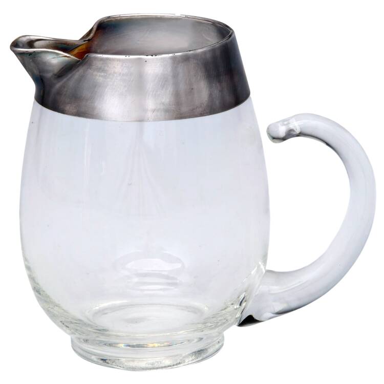 Silver Band 32 Oz Ice Lip Pitcher