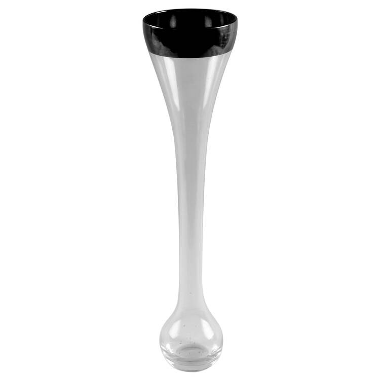 Silver Band 18" Bud Vase