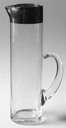 Silver Band 28 Oz Martini Pitcher
