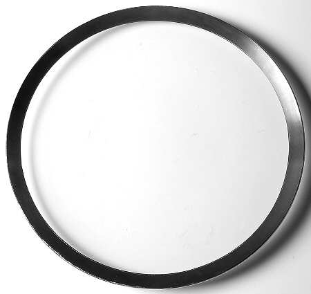 Silver Band 15" Torte Plate