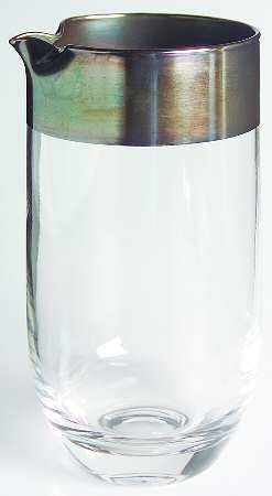 Silver Band Juice/Cocktail Pitcher