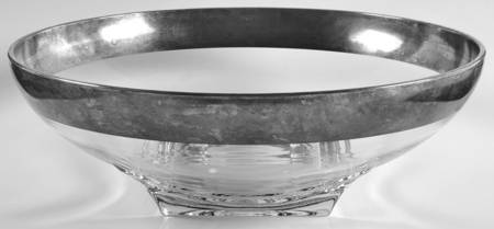 Silver Band 10" Salad Bowl