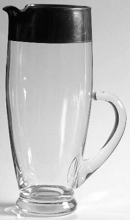 Silver Band 38 Oz Martini Pitcher