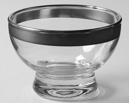 Silver Band Low Sherbet