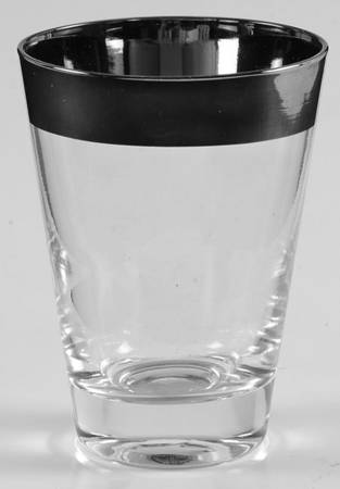 Silver Band 5 Oz Flat Tumbler
