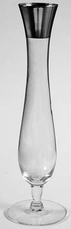 Silver Band Bud Vase