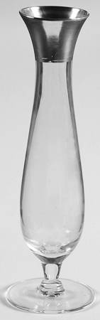 Silver Band Bud Vase