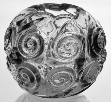 Snail Clear 3" Rose Bowl
