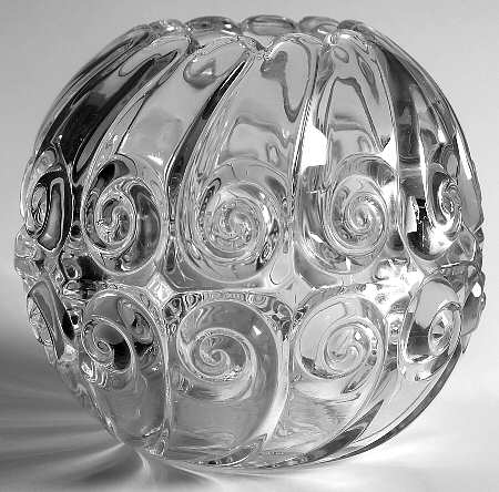Snail Clear 5" Rose Bowl