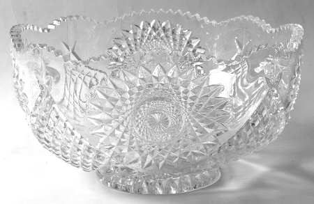 40 Clear Straight Punch Bowl