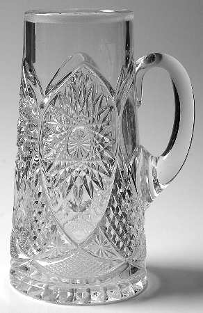 40 Clear Pitcher Tankard W/No Metal Collar