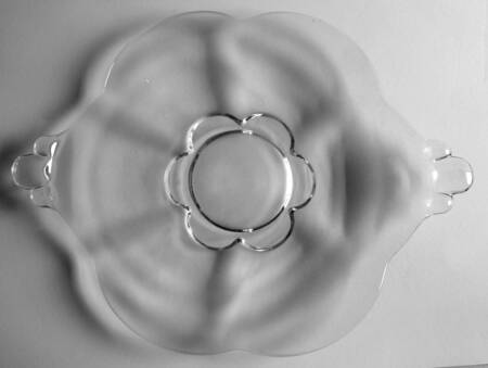 Canterbury (Heavy Pressed) Handled Cake Plate