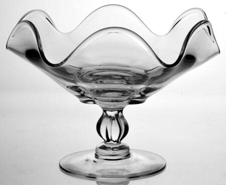 Canterbury (Heavy Pressed) Round Compote (Height X Width)