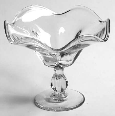 Canterbury (Heavy Pressed) Round Compote (Height X Width)