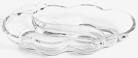 Canterbury (Heavy Pressed) Divided Pickle and Olive Dish