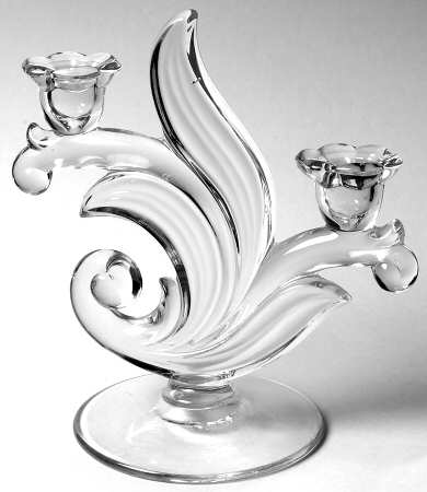 Canterbury (Heavy Pressed) Double Light Candlestick