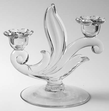 Canterbury (Heavy Pressed) Double Light Candlestick