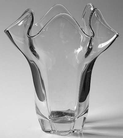 Canterbury (Heavy Pressed) 8" Crimped Vase