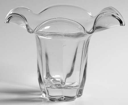 Canterbury (Heavy Pressed) 4" Crimped Vase
