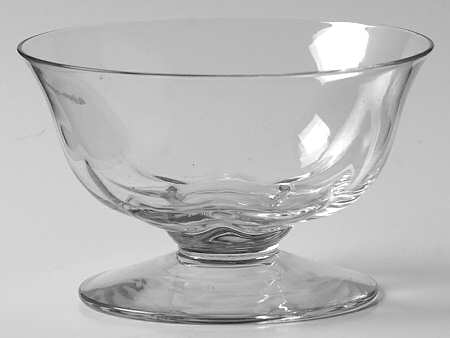 Canterbury (Blown Ribbed, Stem 5115) Sundae Glass