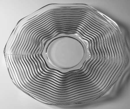 Caribbean Clear Punch Bowl Underplate
