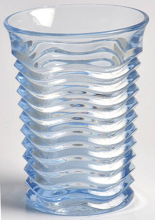 Caribbean Light Blue Flat Juice Glass