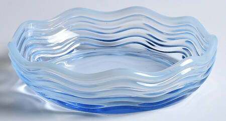 Caribbean Light Blue Candy Dish No Lid