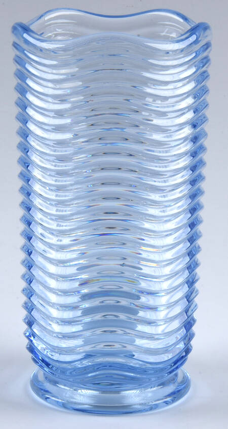Caribbean Light Blue 6" Flower Vase