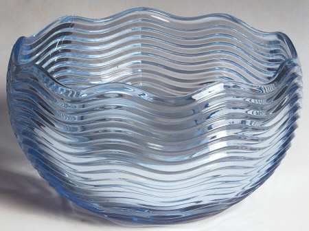 Caribbean Light Blue Punch Bowl