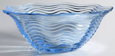 Caribbean Light Blue Flared Bowl
