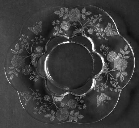 Charmaine Rose Canterbury Shape Plate