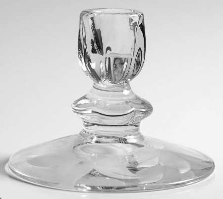 Clematis 3" Single Light Candlestick