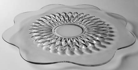 Diamond (Stem 5375, Blown) 13" Sandwich Plate